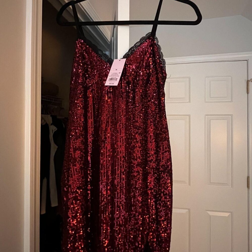 Women's Red and Black Going-out-dresses